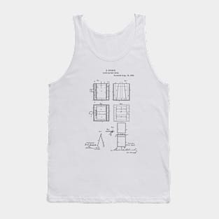 Paper matrix drier Vintage Patent Hand Drawing Tank Top